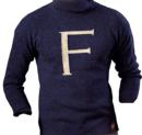 ALPHABET SWEATER - BLUE